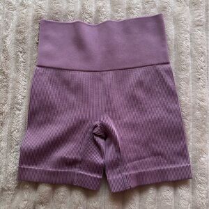 Colsie Lavender Ribbed Shorts